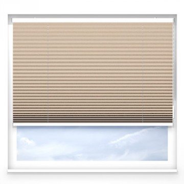 Plissegardiner - Creme - G2101 (20 cm x 10 cm) Plissegardiner - Creme - G2101 (20 cm x 10 cm)