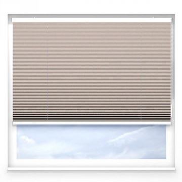 Plissegardiner - Beige - G2102 (20 cm x 10 cm) Plissegardiner - Beige - G2102 (20 cm x 10 cm)