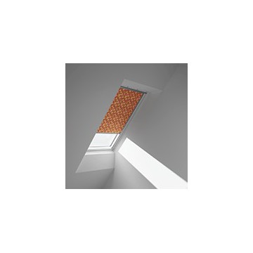 Rullgardiner - Orange med mønster - 4568 (10 cm x 10 cm) Rullgardiner - Orange med mønster - 4568 (10 cm x 10 cm)