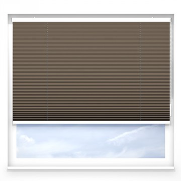 Plissegardiner - Alba perle ljus brun - 7334 (10 cm x 10 cm) Plissegardiner - Alba perle ljus brun - 7334 (10 cm x 10 cm)