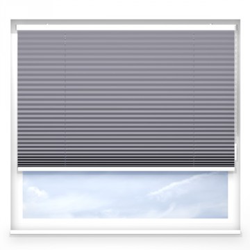 Plissegardiner - Alu grafit - 7171 (10 cm x 10 cm) Plissegardiner - Alu grafit - 7171 (10 cm x 10 cm)