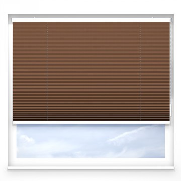 Plissegardiner - Alu ljus brun - 7230 (10 cm x 10 cm) Plissegardiner - Alu ljus brun - 7230 (10 cm x 10 cm)