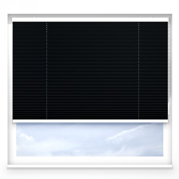 Plissegardiner - Columba svart - 7157 (10 cm x 10 cm) Plissegardiner - Columba svart - 7157 (10 cm x 10 cm)