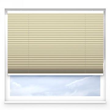 Plissegardiner - Pan beige - 7339 (10 cm x 10 cm) Plissegardiner - Pan beige - 7339 (10 cm x 10 cm)