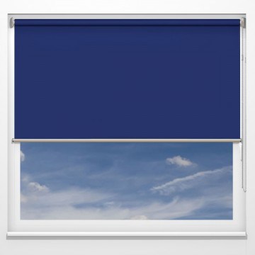 Rullgardin  - Rullgardiner - Gemini mörkläggning blå - 5647 (25 cm x 10 cm)
