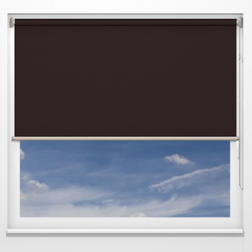 Rullgardin  - Rullgardiner - Gemini mörkläggning chokolade - 530 (25 cm x 10 cm)