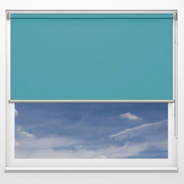 Rullgardin  - Rullgardiner - Canvas turkosgrön - 5668 (25 cm x 10 cm)