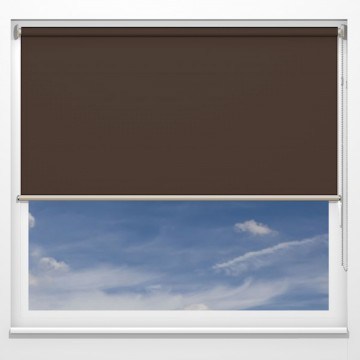 Rullgardin  - Rullgardiner - Merkur mörkläggning brun - 5472 (25 cm x 10 cm)